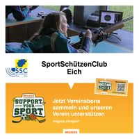 Support Your Sport - Sportschützen Club Eich - Jetzt Vereinsbons sammeln und unseren Verein unterstützen
