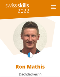 SwissSkills 2022 - Ron Mathis, Dachdecker